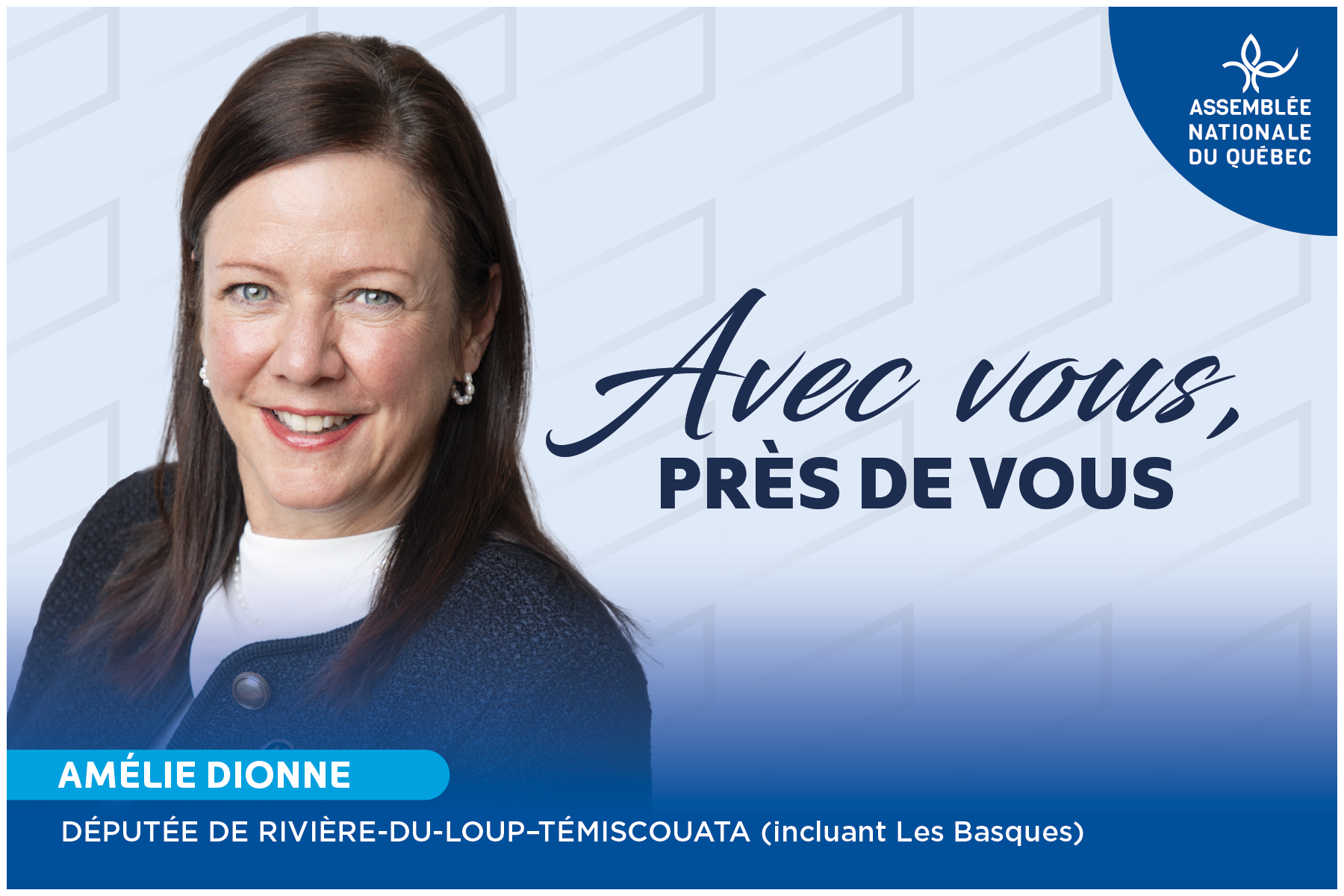 Amélie Dionne, Députée de Rivière-du-Loup - Témiscouata